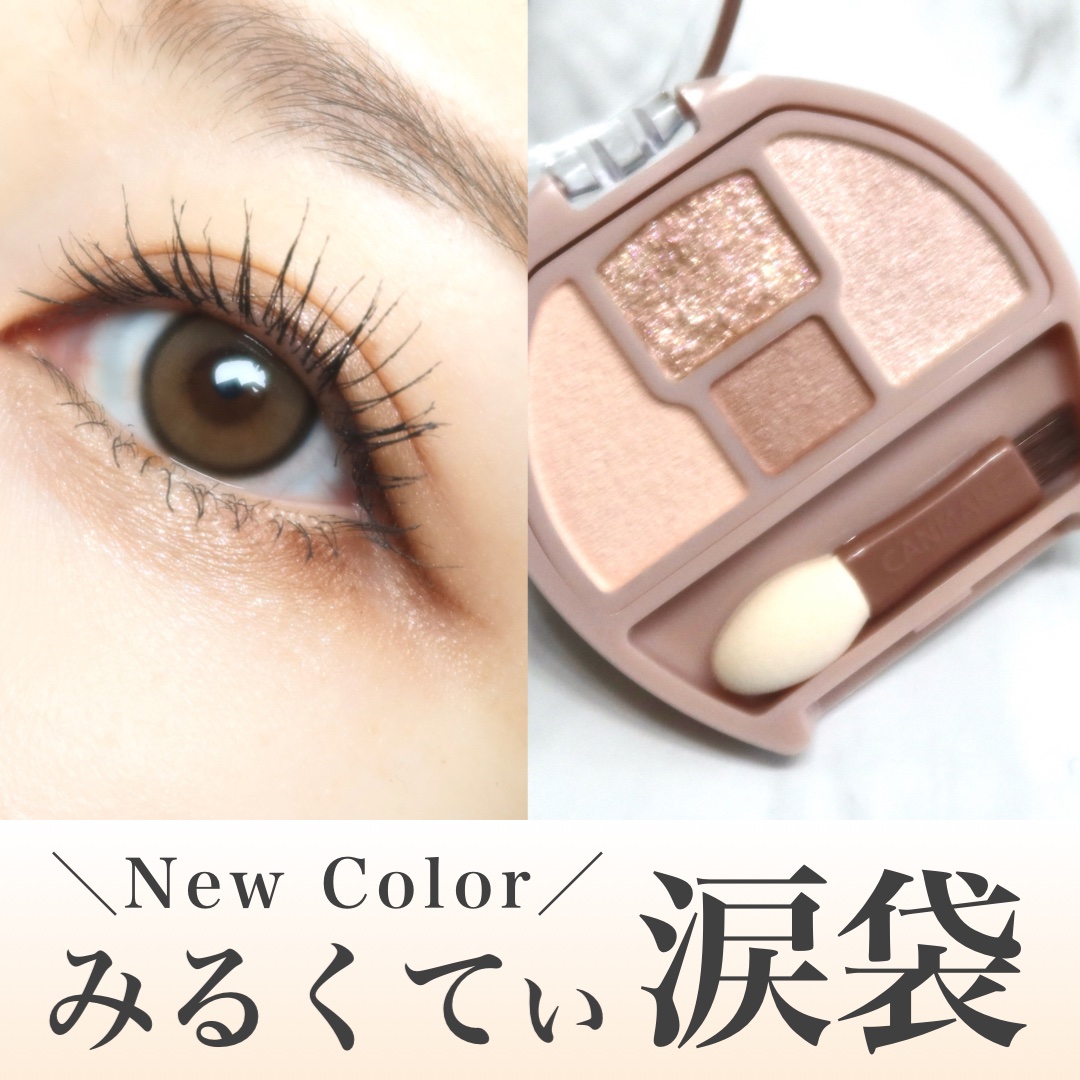 プランぷくコーデアイズ/キャンメイク/パウダーアイシャドウを使ったクチコミ（1枚目）