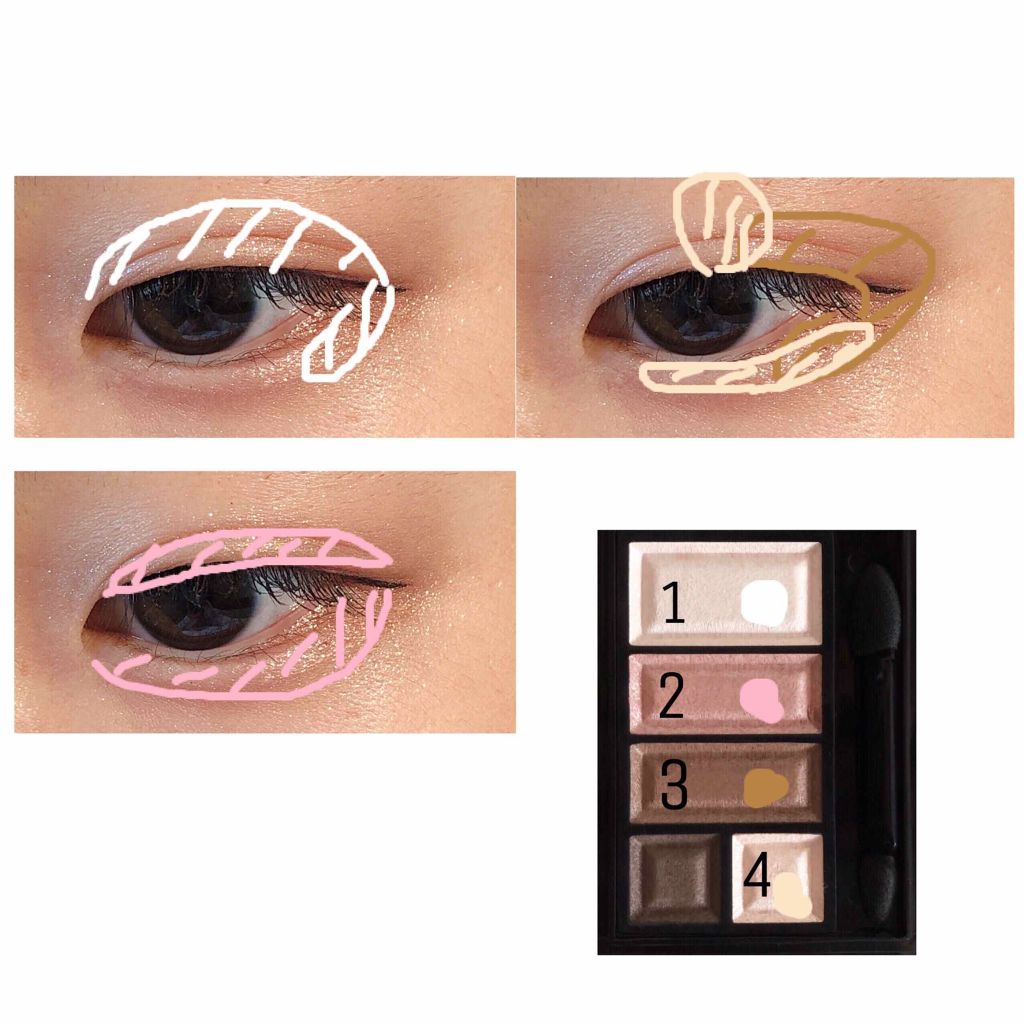 ショコラスウィート アイズ/リンメル ロンドン/アイシャドウパレットを使ったクチコミ（2枚目）