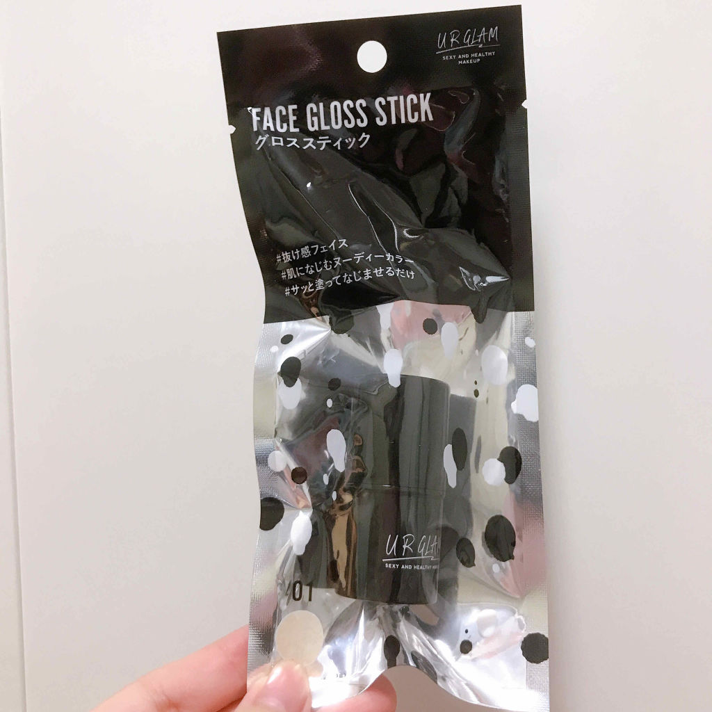 UR GLAM　FACE GLOSS STICK/U R GLAM/ジェル・クリームチークを使ったクチコミ（1枚目）