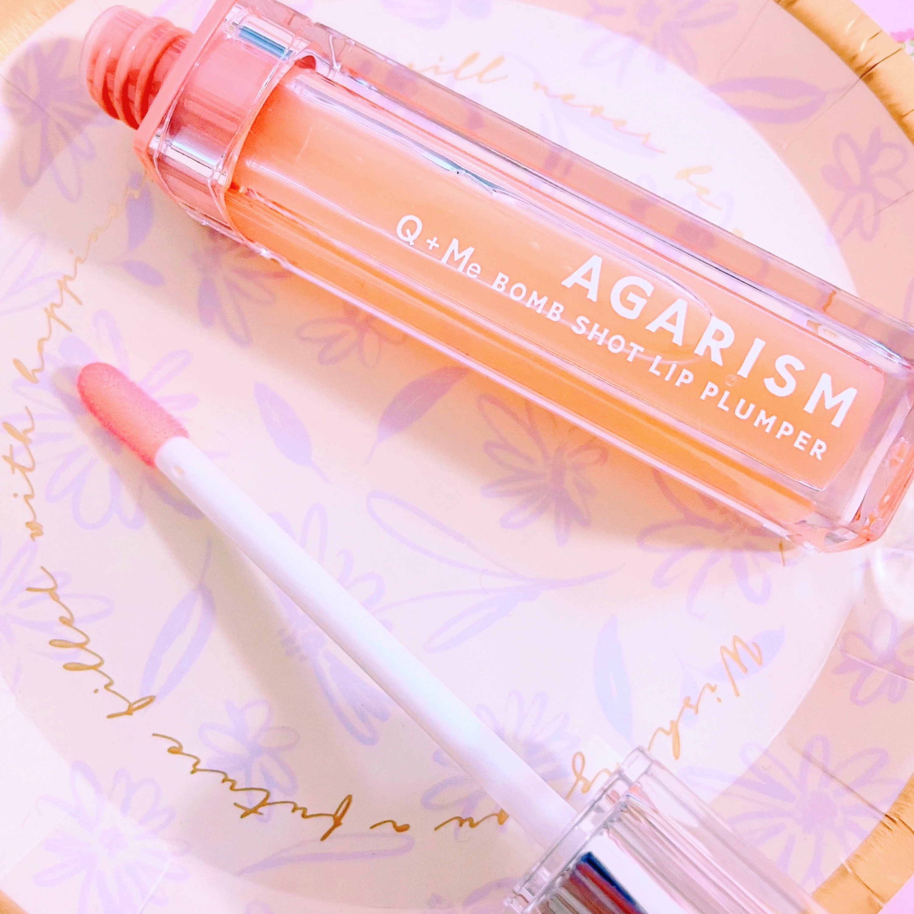 キューミ―ボムショットリッププランパー/AGARISM/リッププランパーを使ったクチコミ（2枚目）