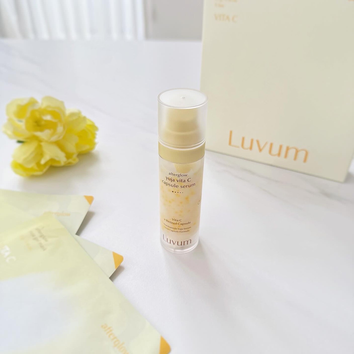 ラビューム アフターグロウ ゆずゲルマスク/Luvum/シートマスク・パックを使ったクチコミ(1枚目)