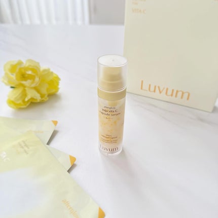 アフターグロウゆずビタCカプセルセラム/Luvum/ブースター・導入液を使ったクチコミ(1枚目)