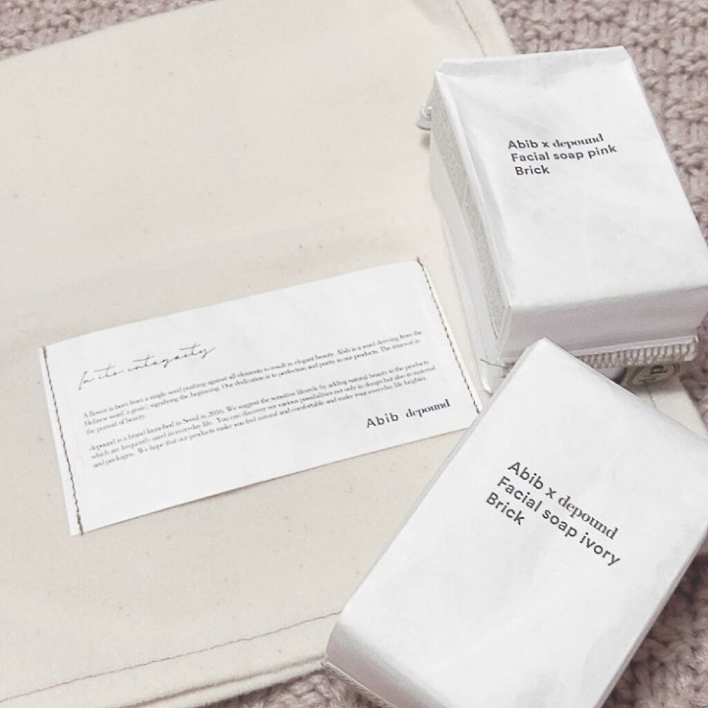 フェイシャルソープブリック ブルー/Abib /洗顔石鹸を使ったクチコミ(7枚目)