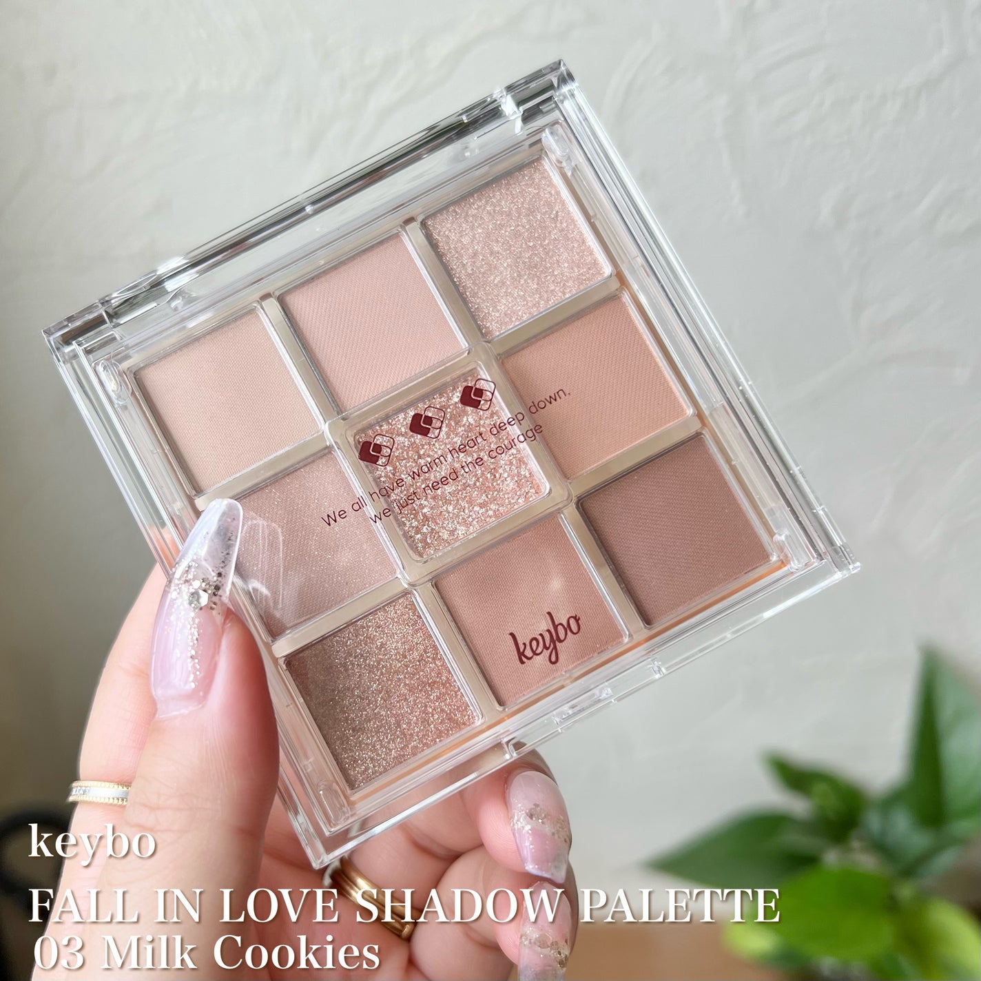 KEYBO FALL IN LOVE SHADOW PALETTE/keybo/アイシャドウパレットを使ったクチコミ(2枚目)