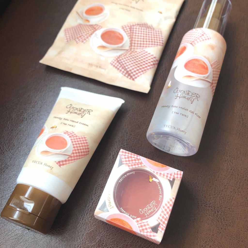 うるぴたジェルフィクサー/VECUA Honey/フィックスミストを使ったクチコミ(2枚目)