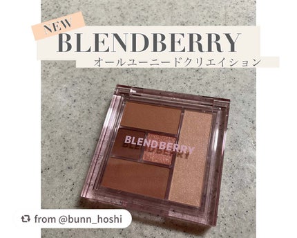 ブレンドベリー オールユーニード クリエイション/BLEND BERRY/マルチパレットを使ったクチコミ(1枚目)