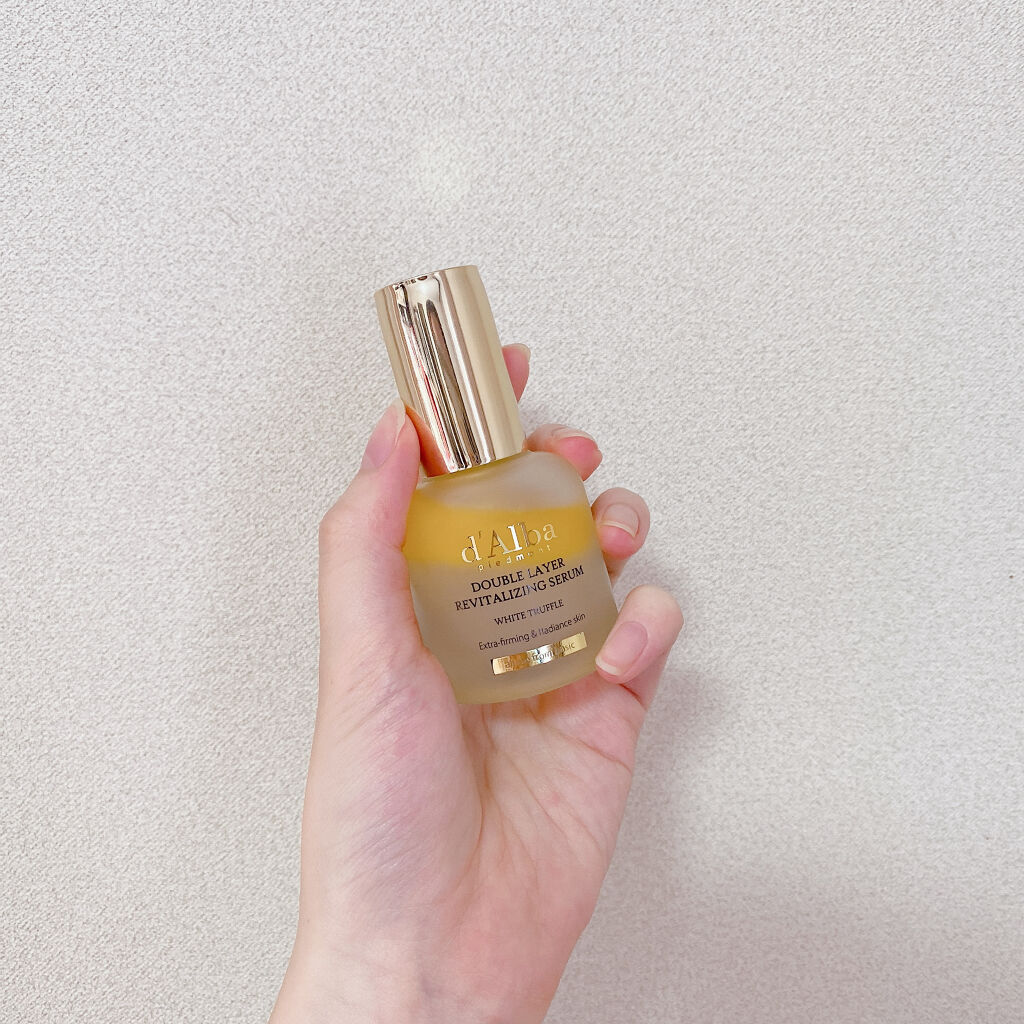 ホワイトトリュフダブルレイヤーリバイタライジングセラム/ダルバ/美容液を使ったクチコミ（2枚目）