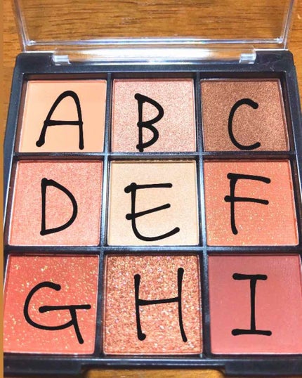 UR GLAM BLOOMING EYE COLOR PALETTE/U R GLAM/アイシャドウパレットを使ったクチコミ(2枚目)