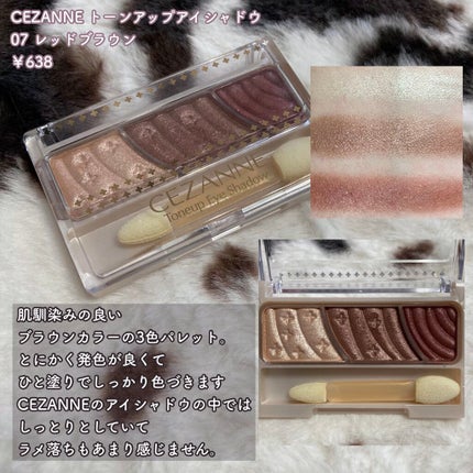 ニュアンスオンアイシャドウ/CEZANNE/アイシャドウパレットを使ったクチコミ(3枚目)