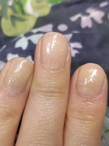 ネイルホリック Top coat SP042 ラメ/ネイルホリック/ネイルトップコート・ベースコートを使ったクチコミ（3枚目）