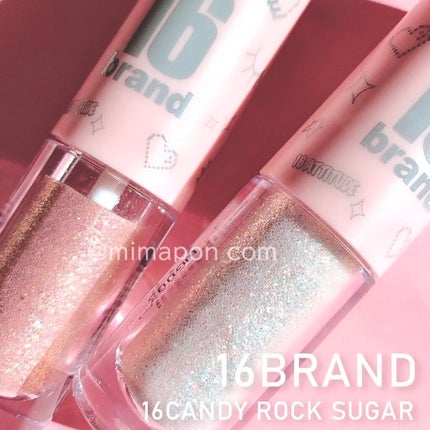 16 CANDY ROCK SUGAR/16BRAND/リキッドアイシャドウを使ったクチコミ(7枚目)