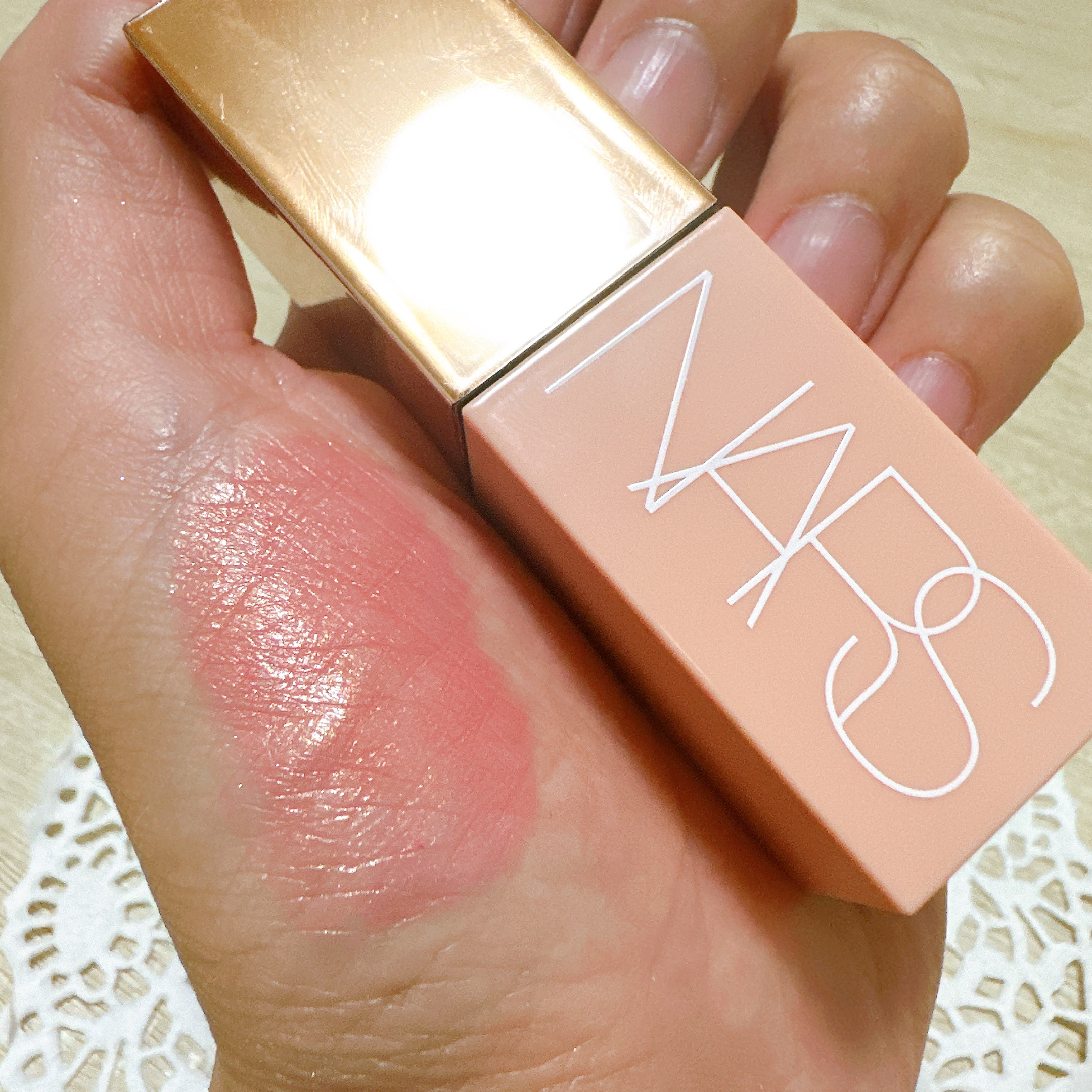  アフターグロー　リキッドブラッシュ/NARS/リキッドチークを使ったクチコミ（2枚目）