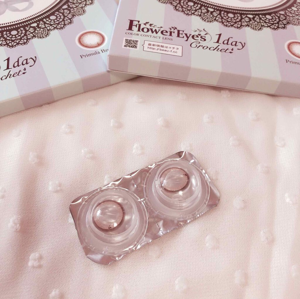 フラワーアイズ ワンデー クロッシェ/株式会社ビューフロンティア/ワンデー（１DAY）カラコンを使ったクチコミ（3枚目）