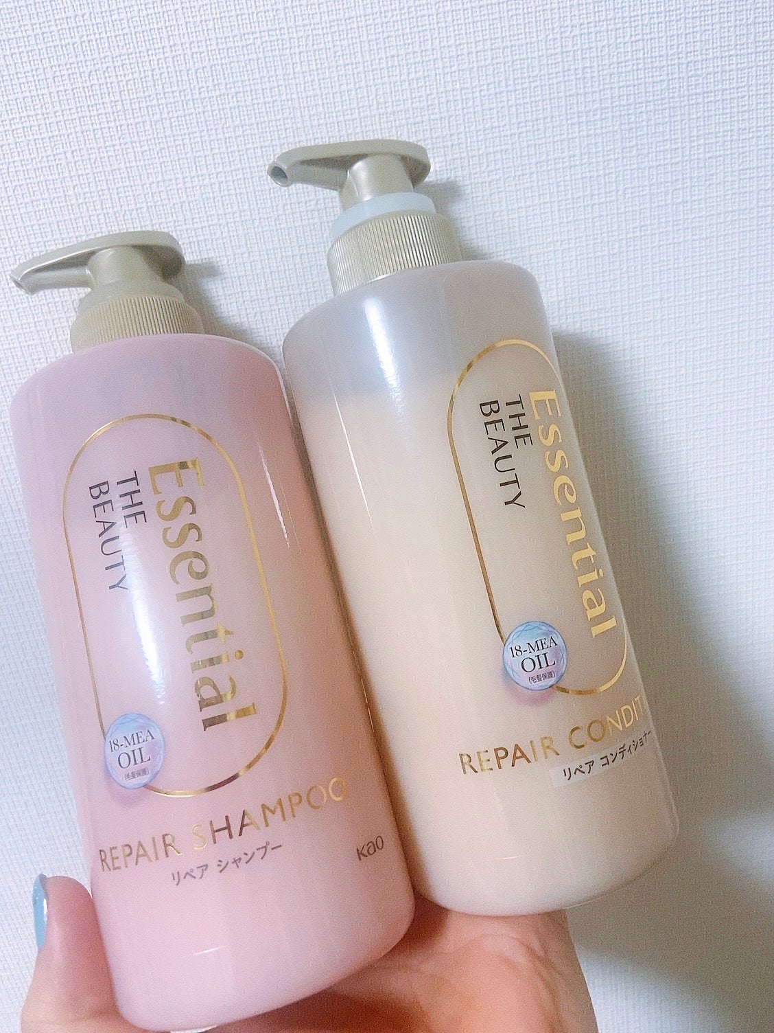 ザビューティ リペアシャンプー・コンディショナー/エッセンシャル/市販シャンプーを使ったクチコミ(1枚目)