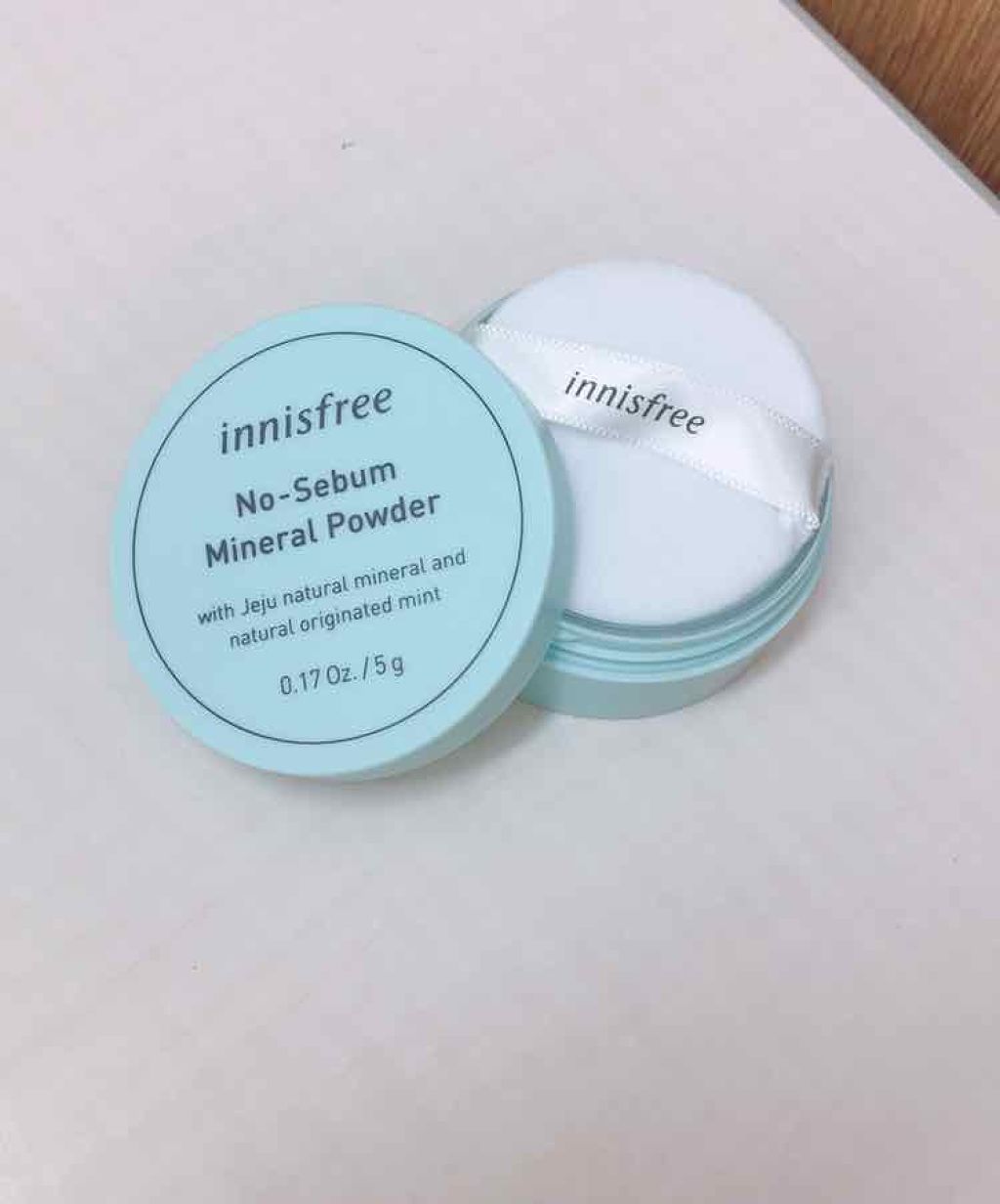 ノーセバム ミネラルパウダー/innisfree/ルースパウダーを使ったクチコミ（1枚目）