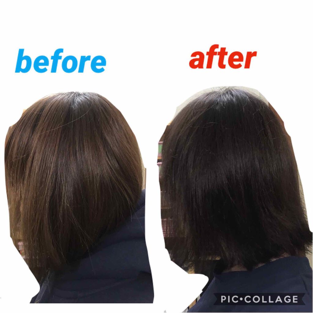 泡カラー 髪色もどし/リーゼ/ヘアカラーを使ったクチコミ（3枚目）