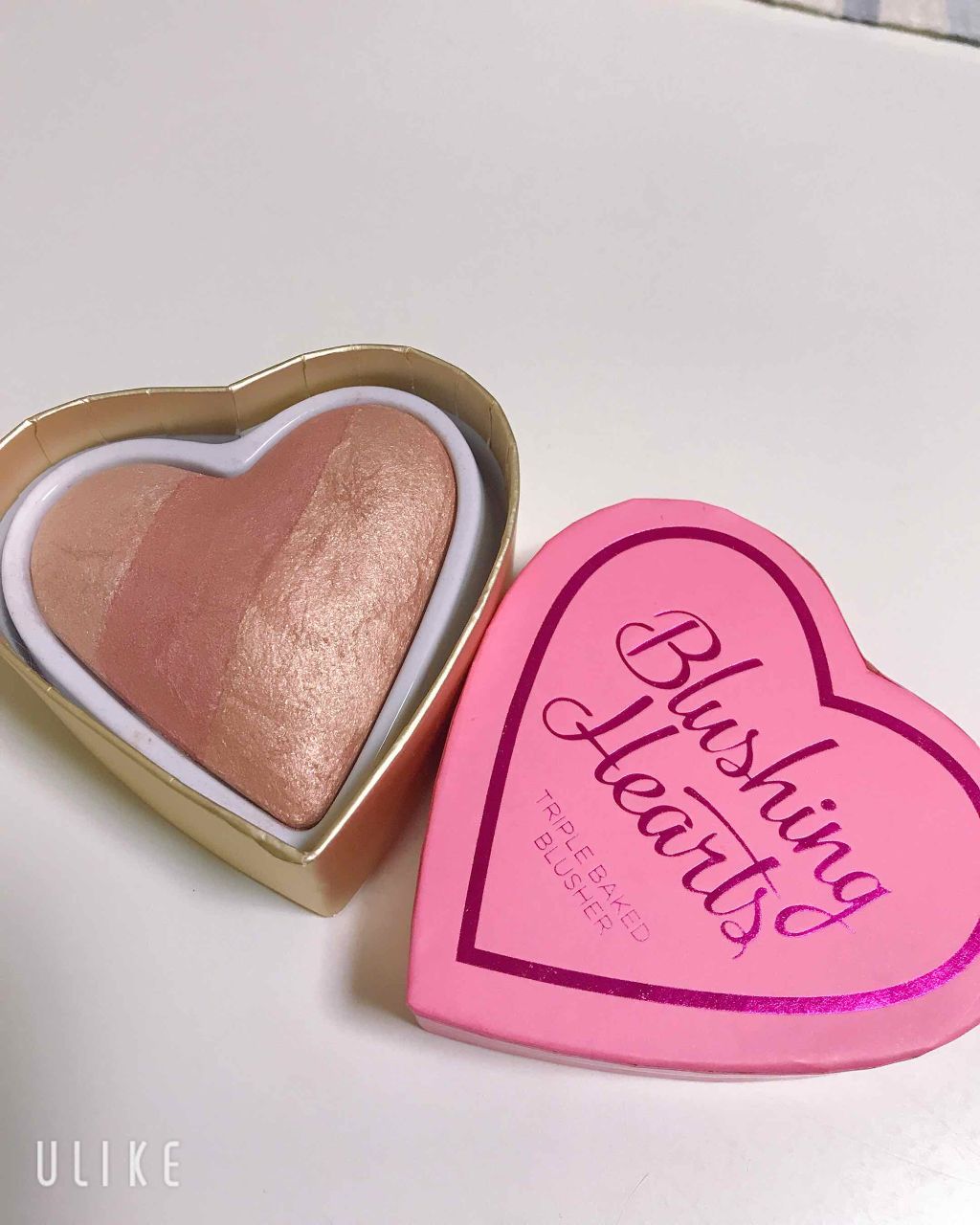ブラッシング ハート/MAKEUP REVOLUTION/パウダーチークを使ったクチコミ(2枚目)