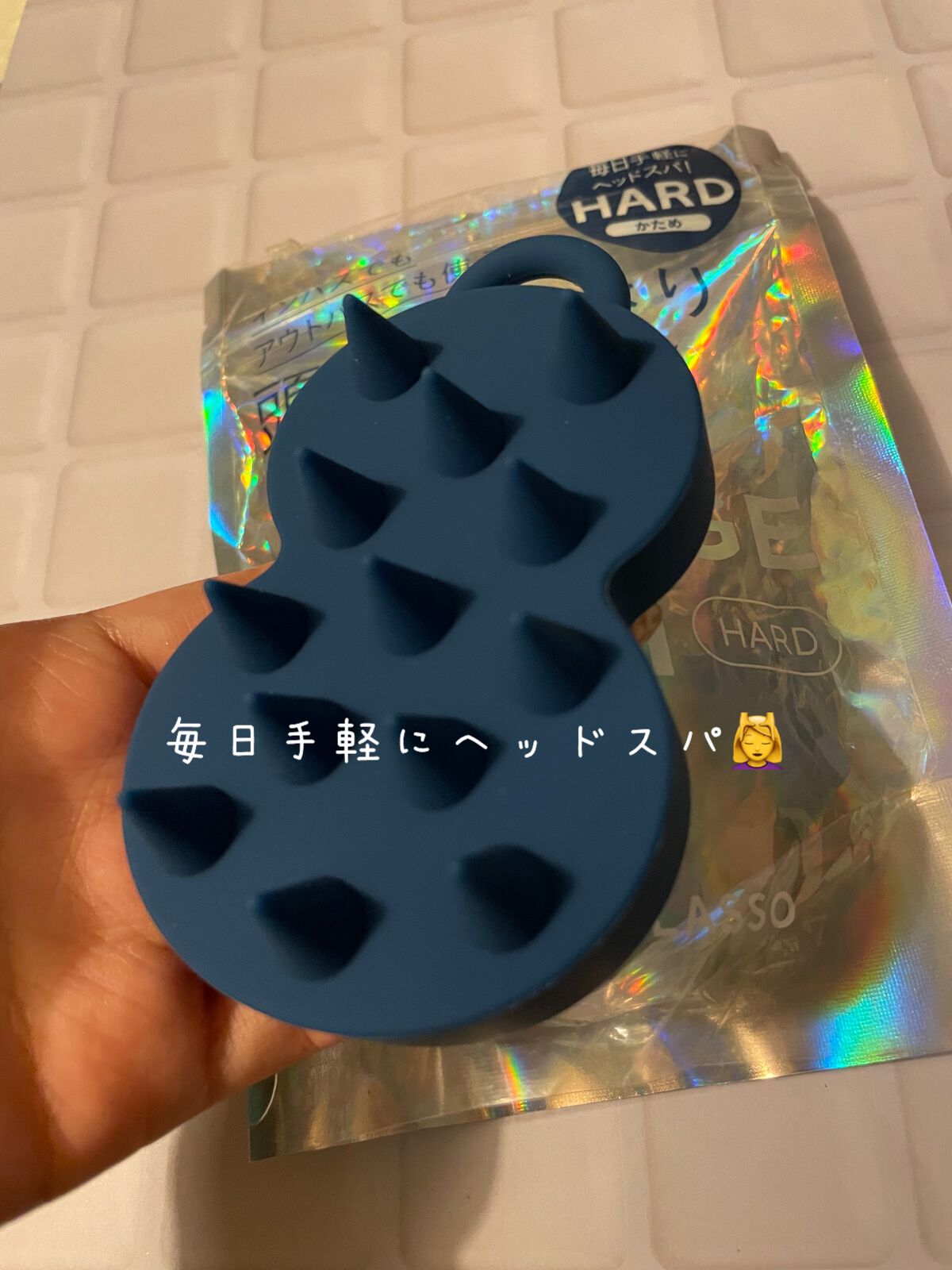 エイトザタラソ スパ やみつき 頭皮マッサージブラシ ハード/エイトザタラソ/スカルプブラシを使ったクチコミ（1枚目）