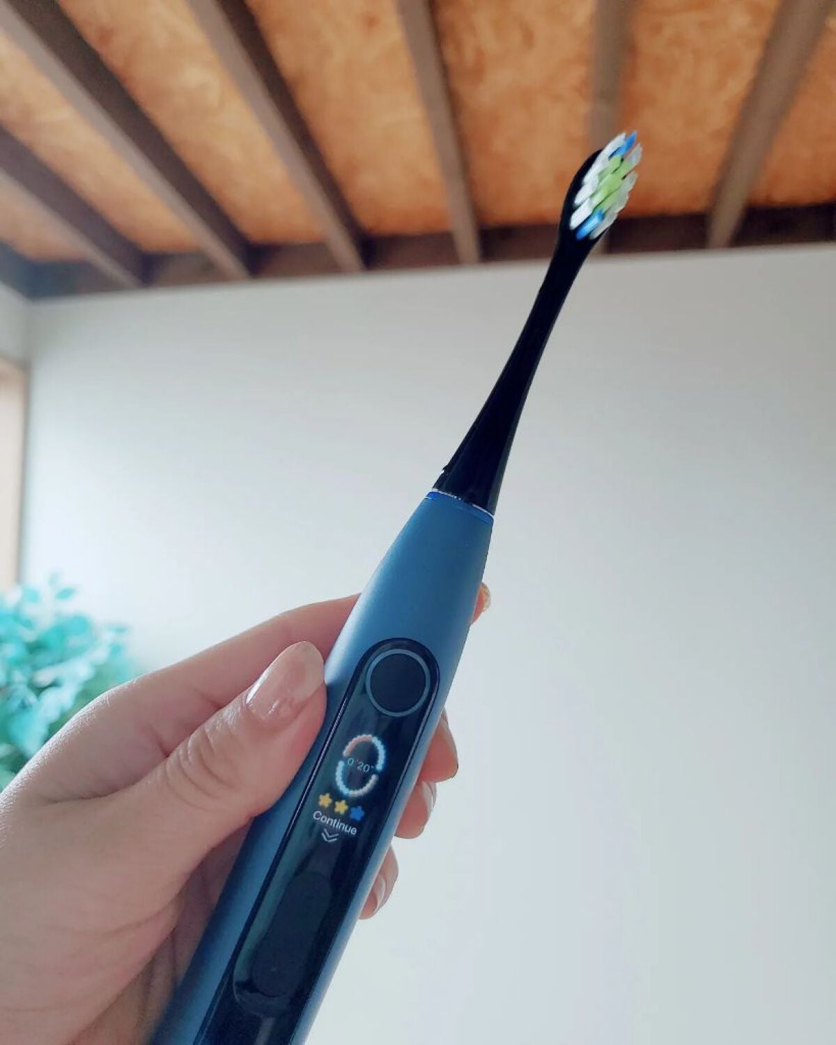Oclean X10 電動歯ブラシ ブルー 試してみた】電動歯ブラシ Oclean X10 Ocleanのリアルな口コミ