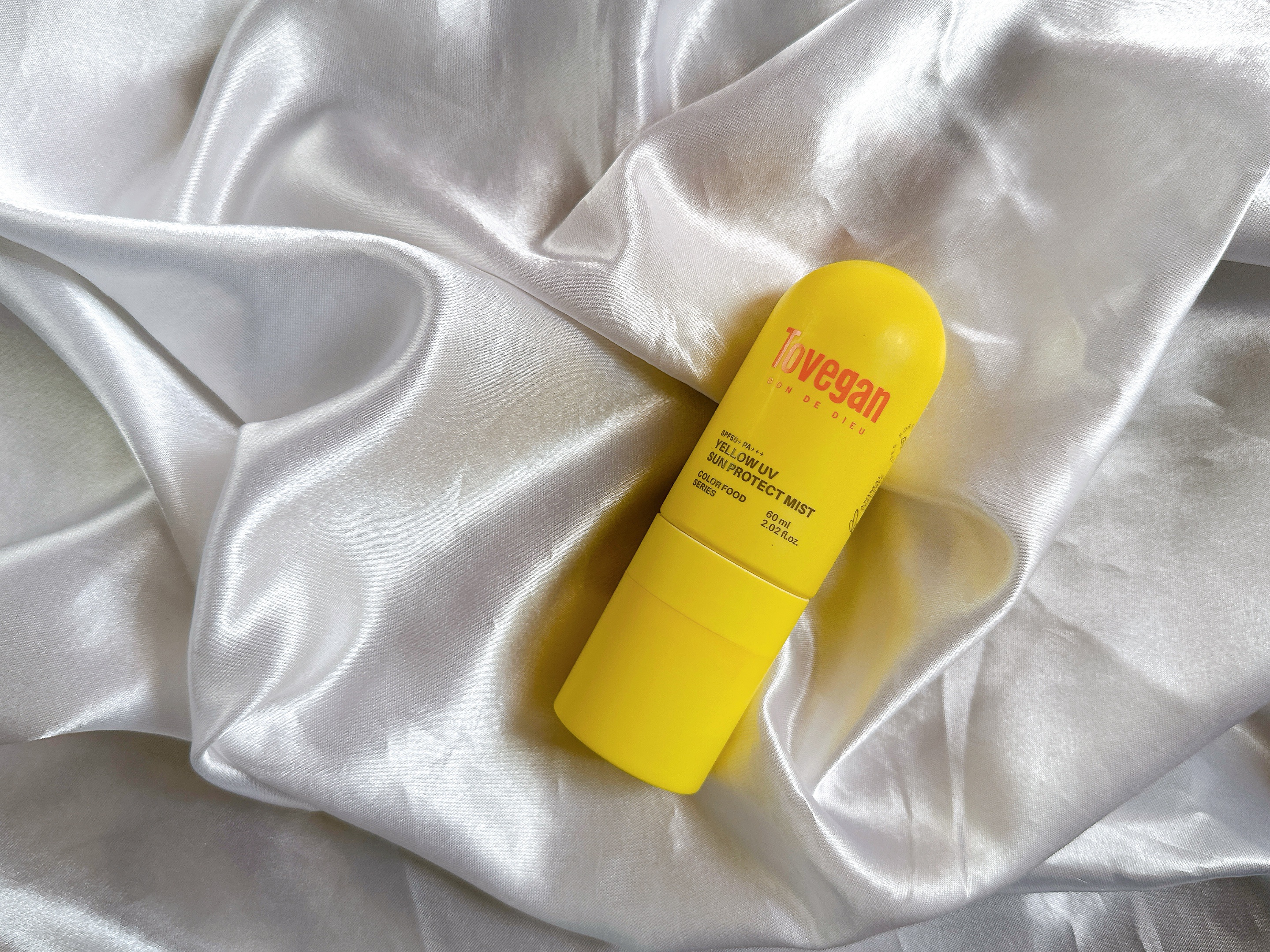 カラーフードシリーズ イエローUVサンプロテクトミスト SPF50+ PA+++/Tovegan/日焼け止めミスト・スプレーを使ったクチコミ（1枚目）