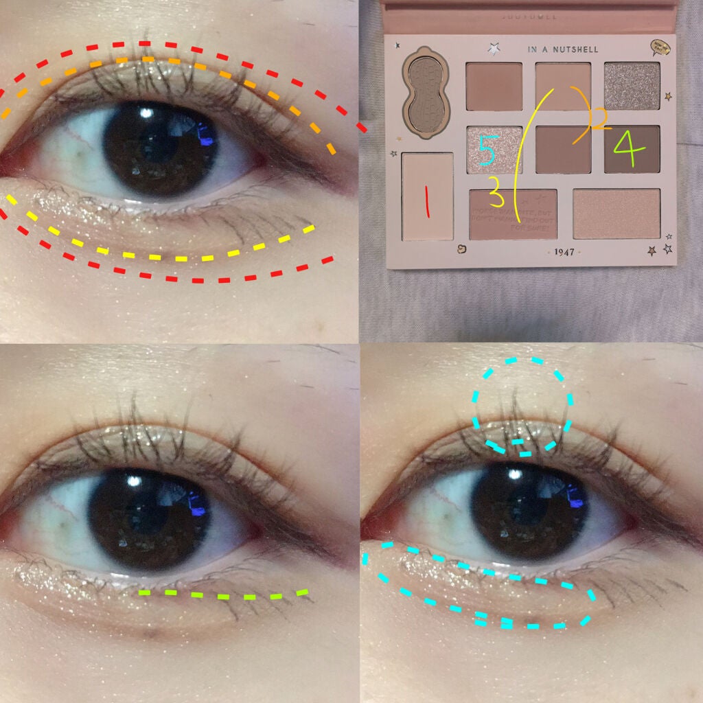 ディズニー10色パレット/JUDYDOLL/アイシャドウパレットを使ったクチコミ(5枚目)