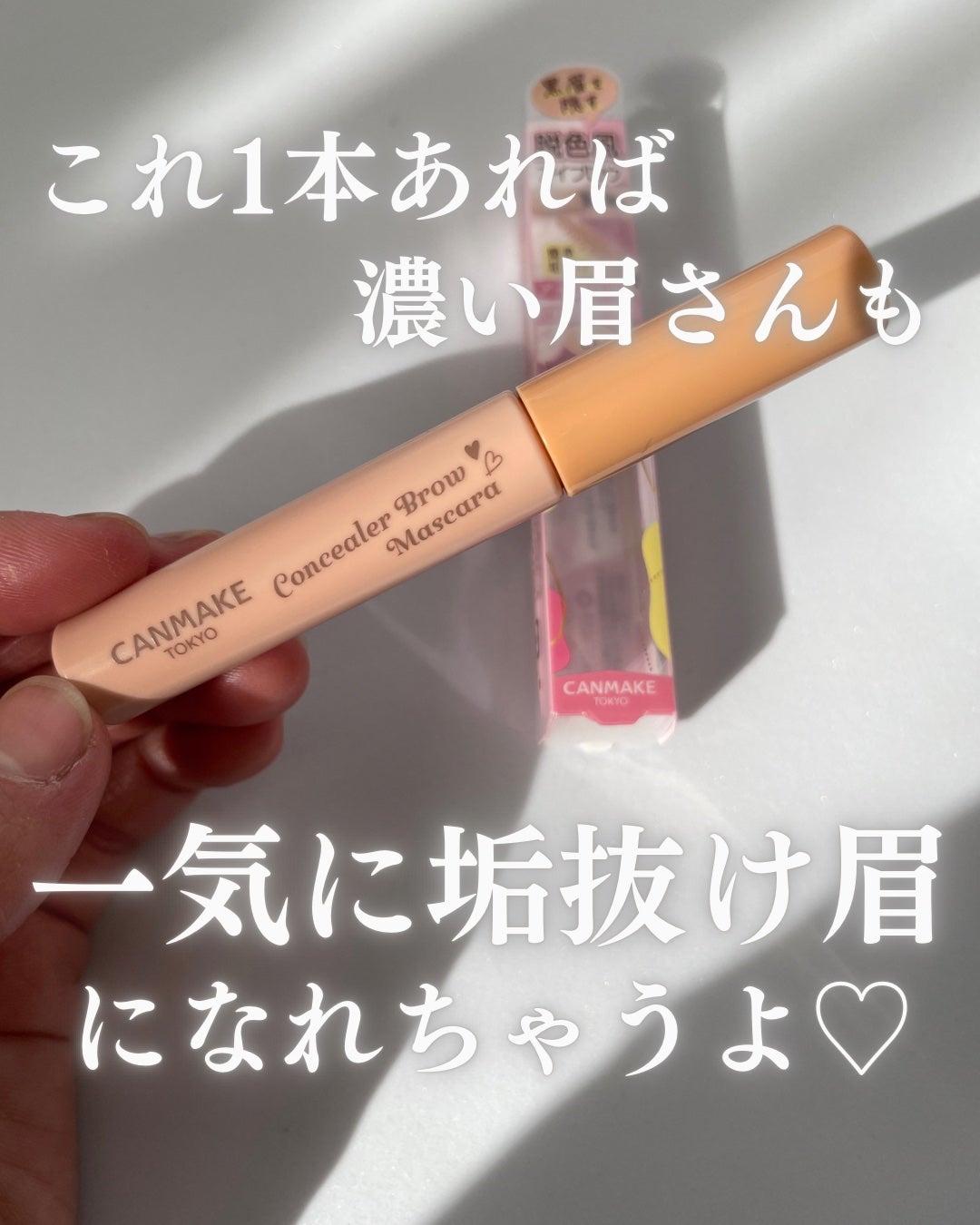 コンシーラーブロウマスカラ/キャンメイク/その他アイブロウを使ったクチコミ(1枚目)
