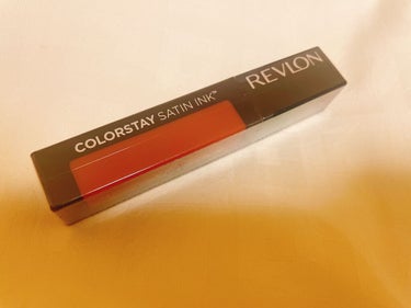 カラーステイ サテン インク 038 シトリン クイーン/REVLON/口紅を使ったクチコミ（2枚目）