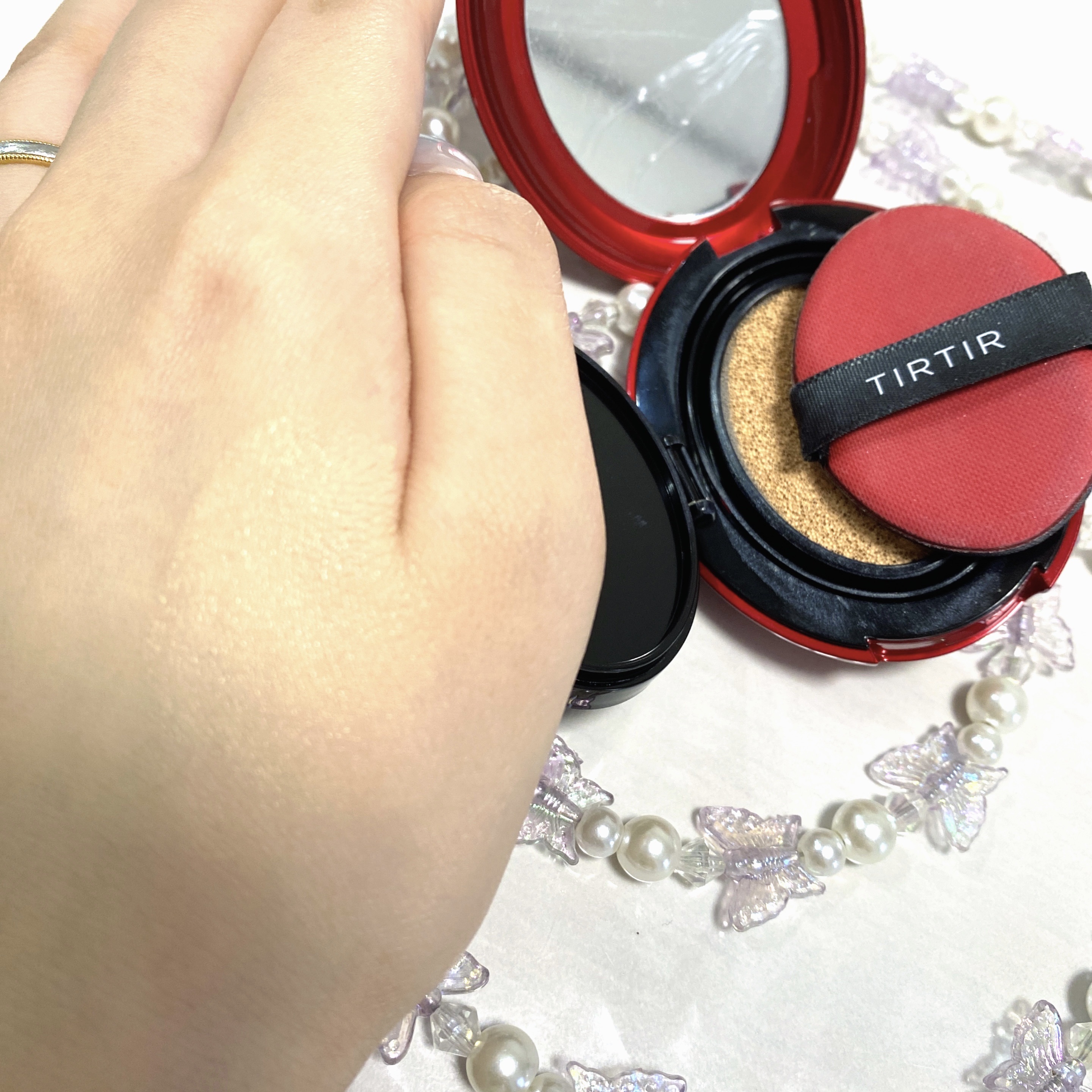 マスク フィット レッド クッション/TIRTIR(ティルティル)/クッションファンデーションを使ったクチコミ（2枚目）