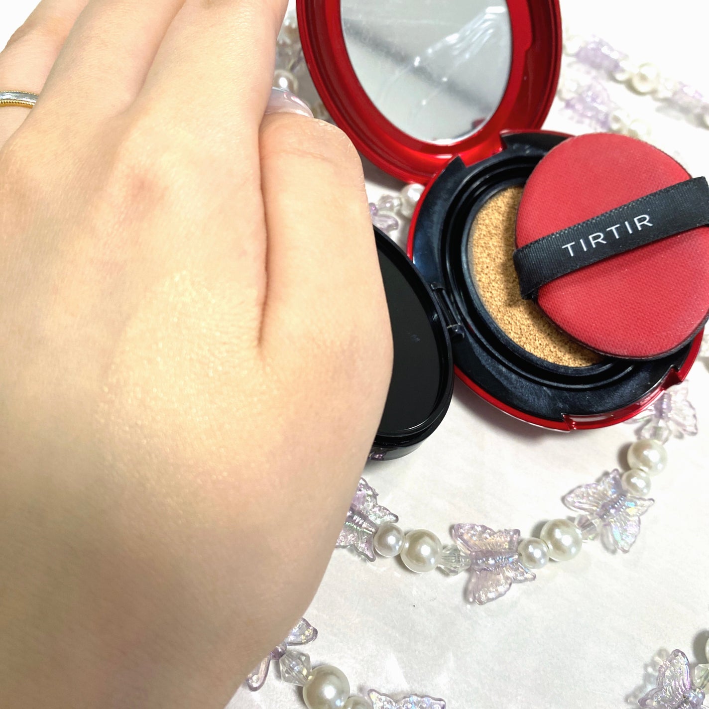 マスク フィット レッド クッション/TIRTIR(ティルティル)/クッションファンデーションを使ったクチコミ(2枚目)