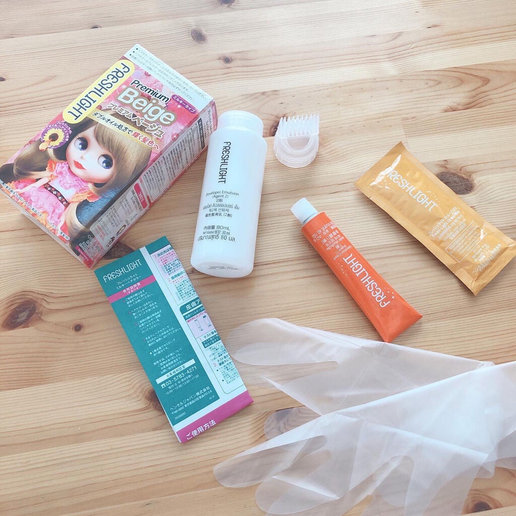 ミルキーヘアカラー/フレッシュライト/ヘアカラーを使ったクチコミ(2枚目)