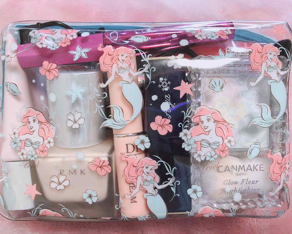 あーちゃん on LIPS 「ダイソーで100円のクリアポーチ。ナチュラルメイクの私はフルメ..」(1枚目)