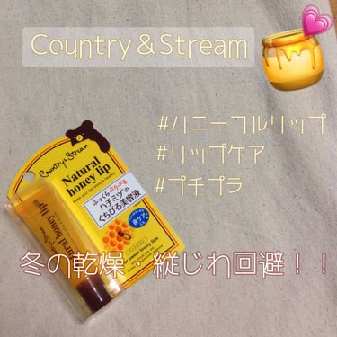 【冬の乾燥･ 縦じわが気になる人必見👀🍯♡♡】

🍯 Country＆Stream 🍯
ハニーフルリップ
￥500yenくらい

- - - - - - - - - - - - - - - - - - 