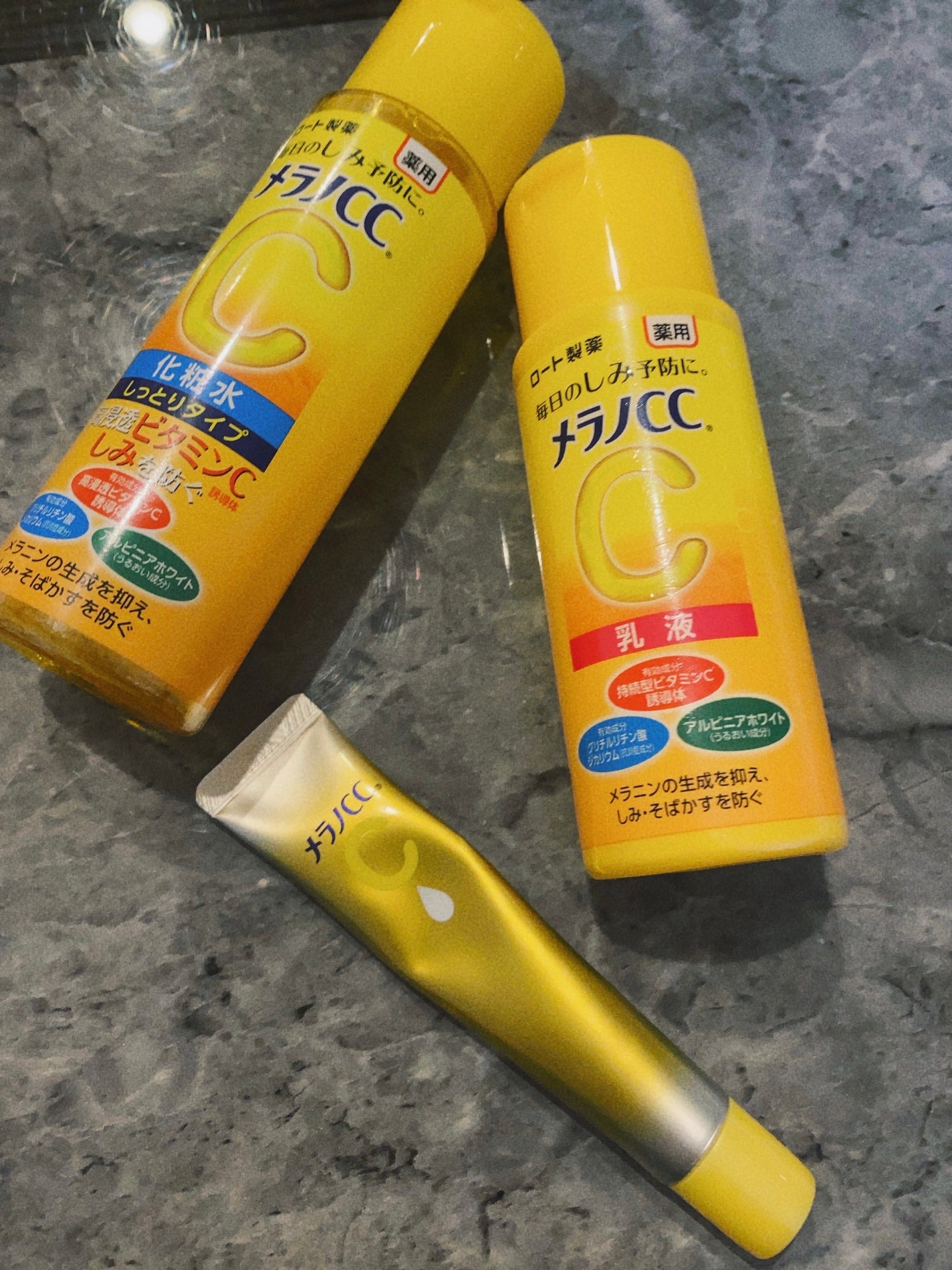 薬用しみ対策 美白化粧水 しっとりタイプ/メラノCC/化粧水を使ったクチコミ(1枚目)