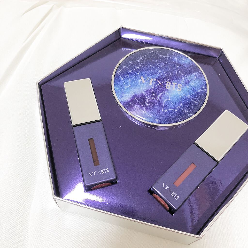 VT×BTSザスウィートスペシャルエディションセット/VT/メイクアップキットを使ったクチコミ（2枚目）