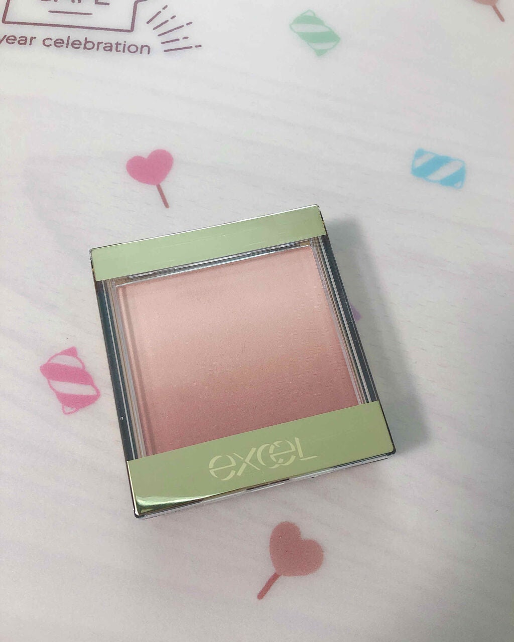 オーラティック ブラッシュ/excel/パウダーチークを使ったクチコミ(1枚目)