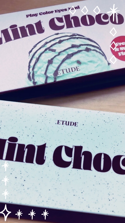 プレイカラーアイズミニ　チョコミント/ETUDE/アイシャドウパレットを使ったクチコミ（1枚目）