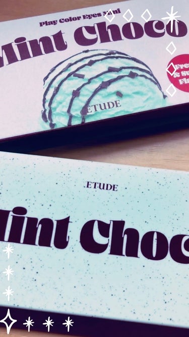プレイカラーアイズミニ　チョコミント/ETUDE/アイシャドウパレットを使ったクチコミ（1枚目）