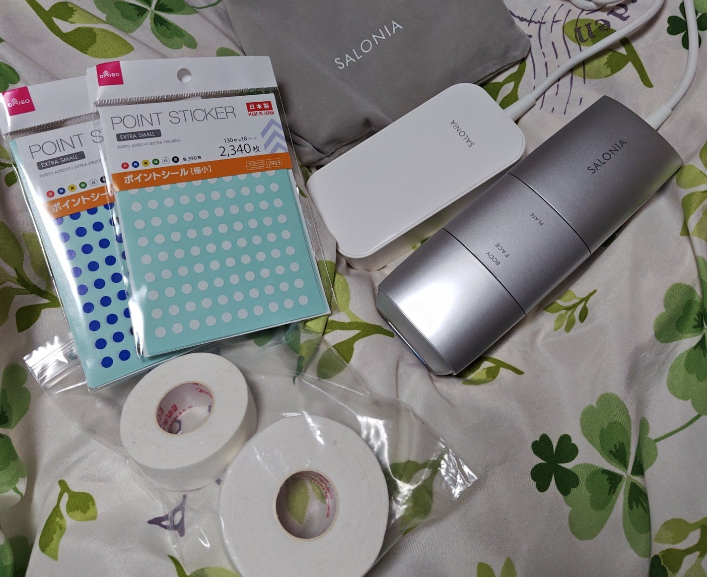 フラッシュ クリスタル シルクエピ/SALONIA/家庭用脱毛器を使ったクチコミ(1枚目)