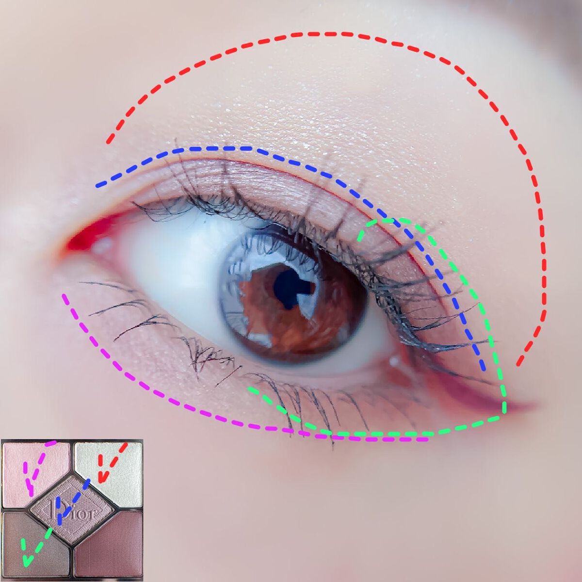 【旧】サンク クルール クチュール/Dior/アイシャドウパレットを使ったクチコミ(2枚目)