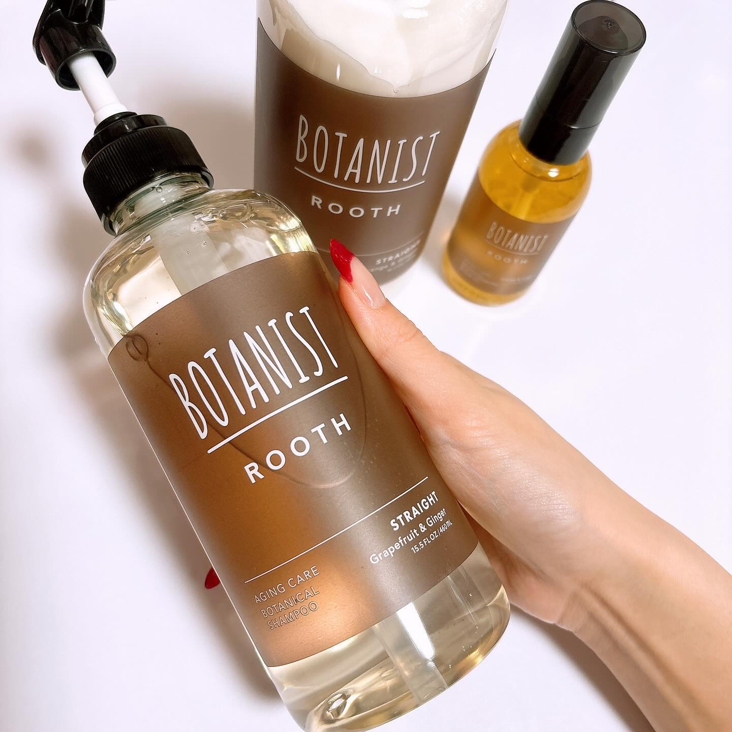 ルース　エイジングケア　ボタニカル シャンプー/トリートメント　ストレート トリートメント（460g）/BOTANIST/市販シャンプーを使ったクチコミ（3枚目）