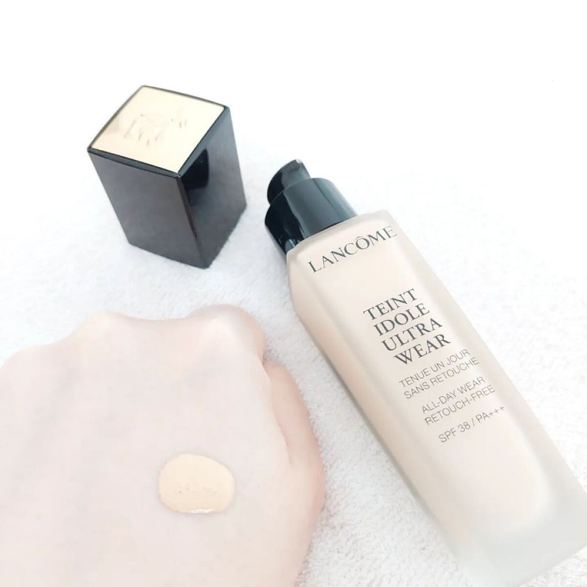 タンイドル ウルトラ ウェア リキッド/LANCOME/リキッドファンデーションを使ったクチコミ（2枚目）