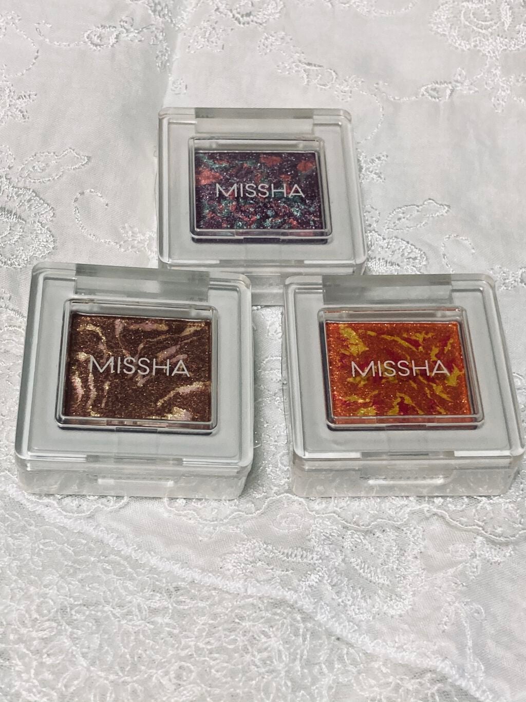 グリッタープリズム シャドウ マーブル/MISSHA/単色アイシャドウを使ったクチコミ(1枚目)