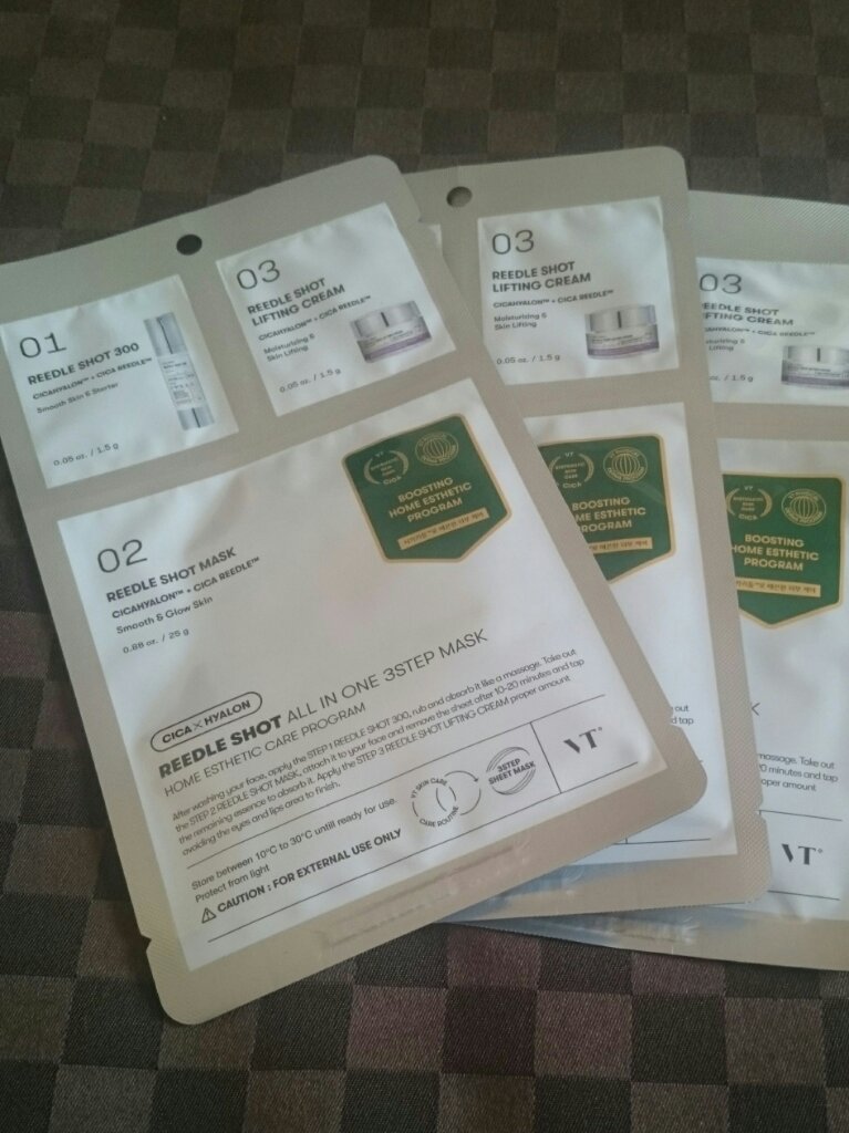 リードルショットオールインワン３ステップマスク/VT/シートマスク・パックを使ったクチコミ（1枚目）