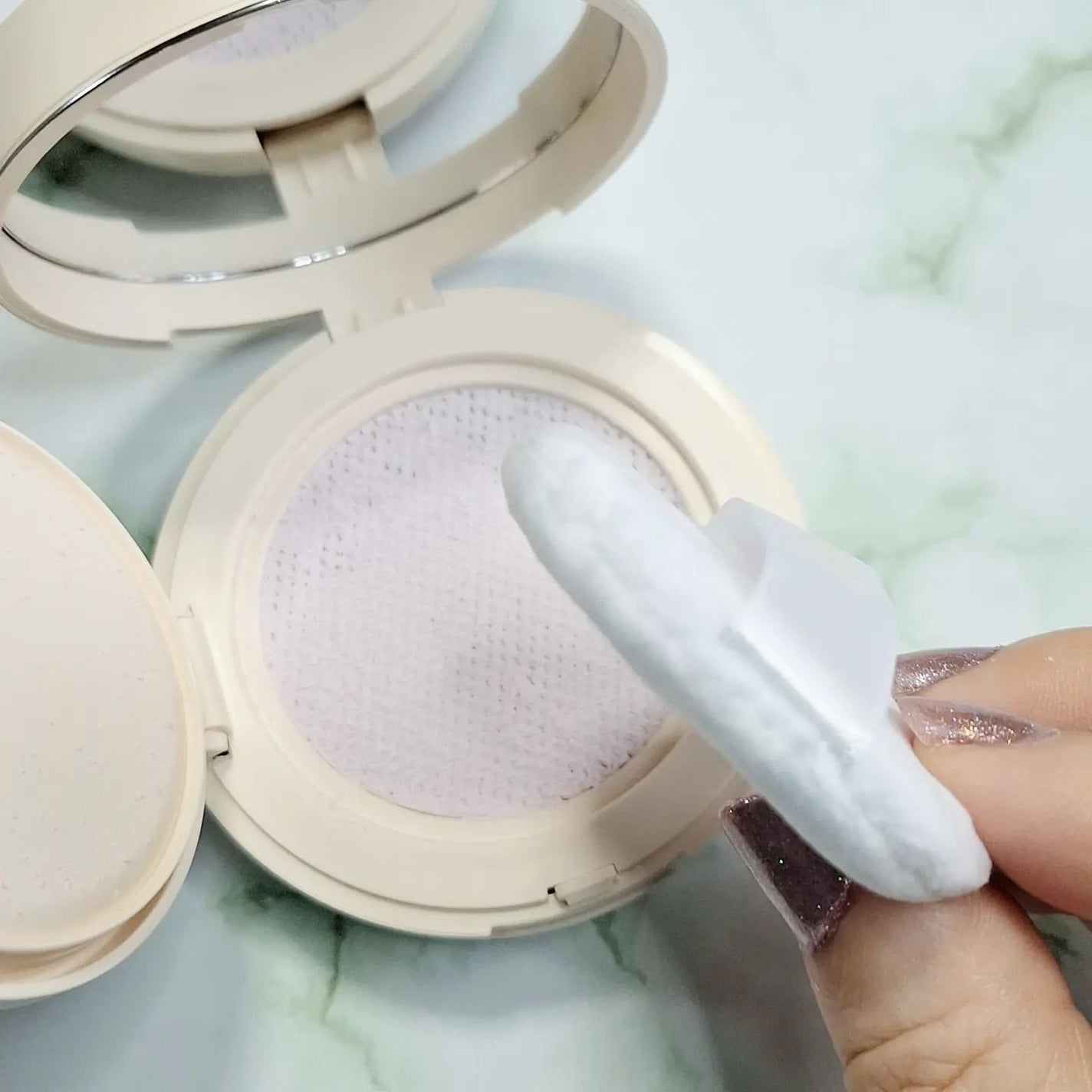 ディオールスキン フォーエヴァー クッション パウダー/Dior/ルースパウダーを使ったクチコミ(3枚目)