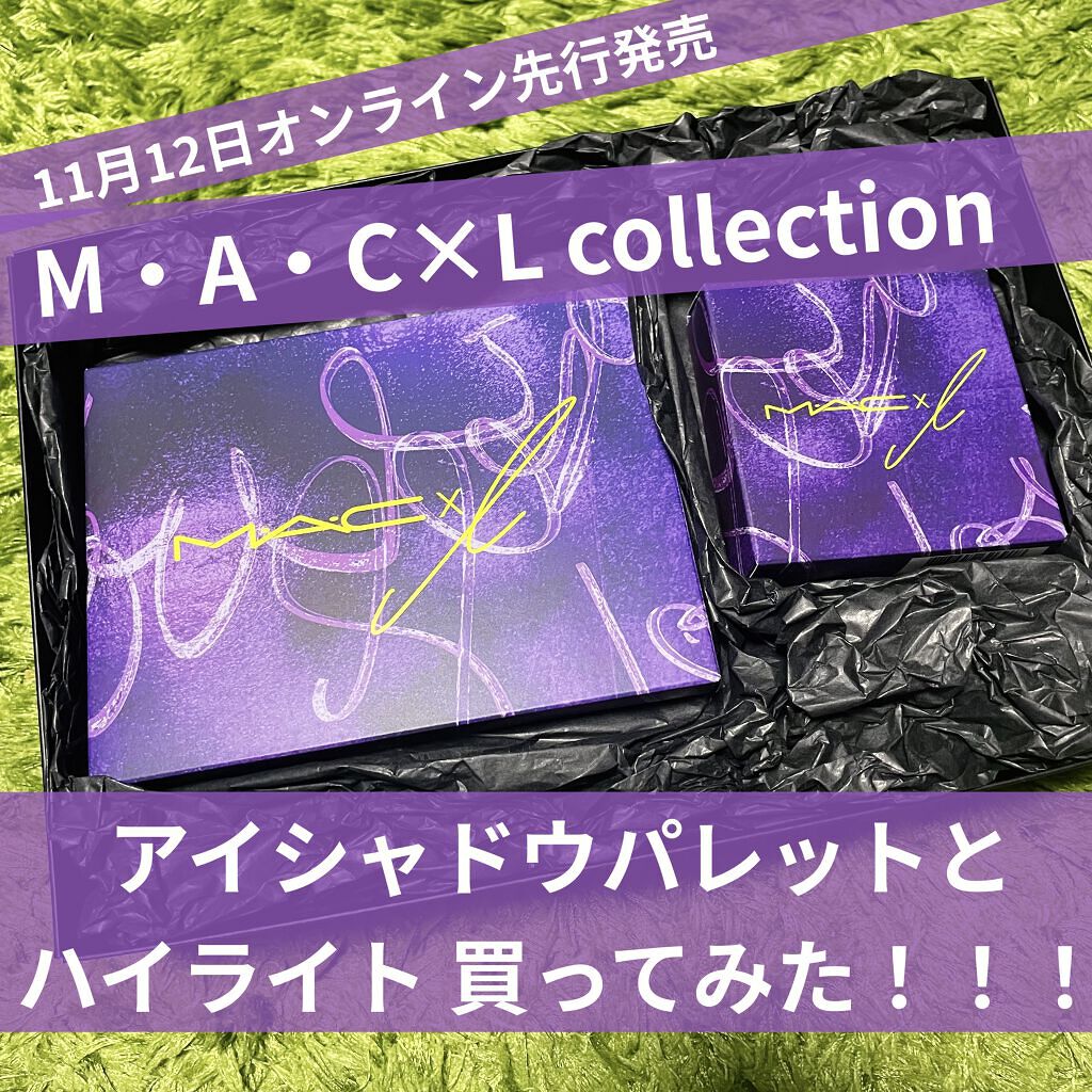 11月12日にオンライン先行発売された
M・A・CとBLACKPINKのLISAとのコラボ商品買っちゃいました！！

☆M・A・C
エクストラ ディメンション スキンフィニッシュ
(M・A・C×L collection)
5390円(税込)