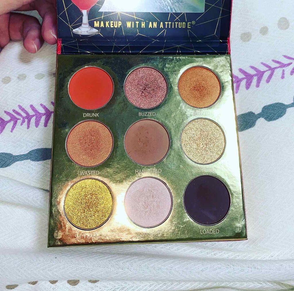 Cocktail Party 9 Color Eyeshadow Palette/RUDE/アイシャドウパレットを使ったクチコミ(1枚目)