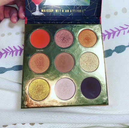 Cocktail Party 9 Color Eyeshadow Palette/RUDE/アイシャドウパレットを使ったクチコミ(1枚目)