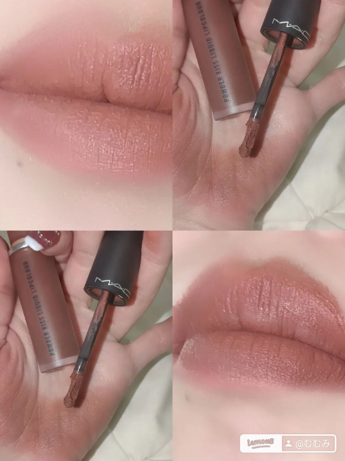 パウダー キス リキッド リップカラー オーバー ザ トープ/M・A・C/口紅を使ったクチコミ（2枚目）