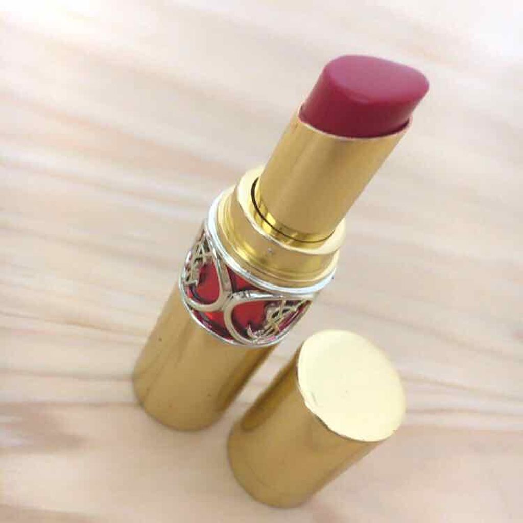 ルージュ ヴォリュプテ シャイン/YVES SAINT LAURENT BEAUTE/口紅を使ったクチコミ(2枚目)