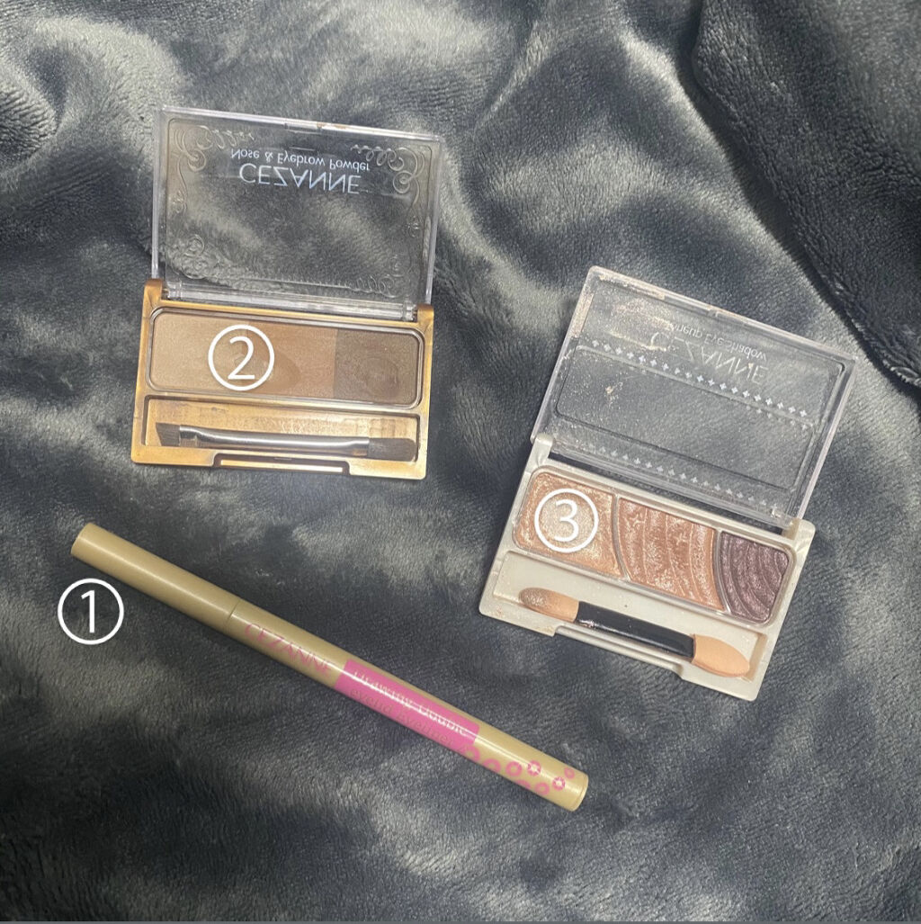 トーンアップアイシャドウ/CEZANNE/アイシャドウパレットを使ったクチコミ（2枚目）